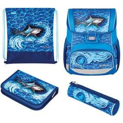 Herlitz Loop Plus Blue Shark, Pencil pouch, [Levering: 2-3 dage]